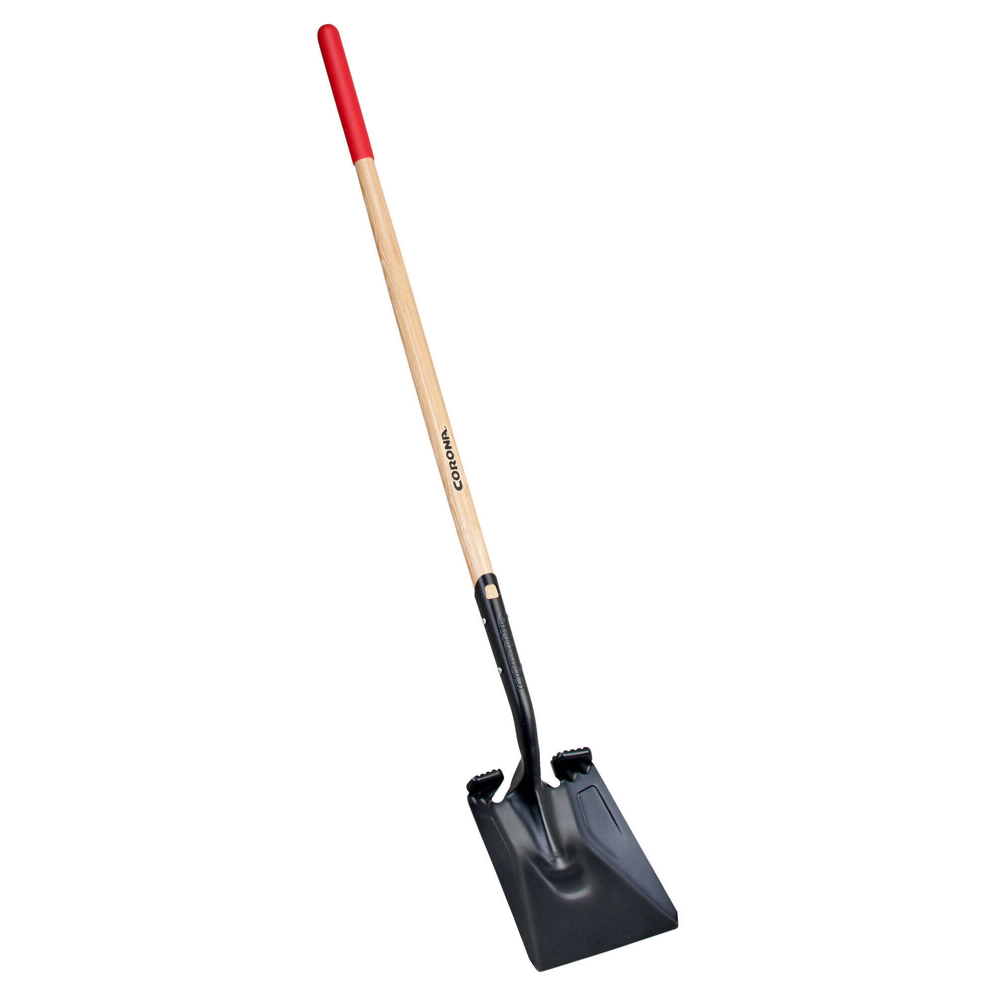 Corona Boron Steel Square Point Shovel — 14-Gauge, Hardwood Handle, Model# SS16000